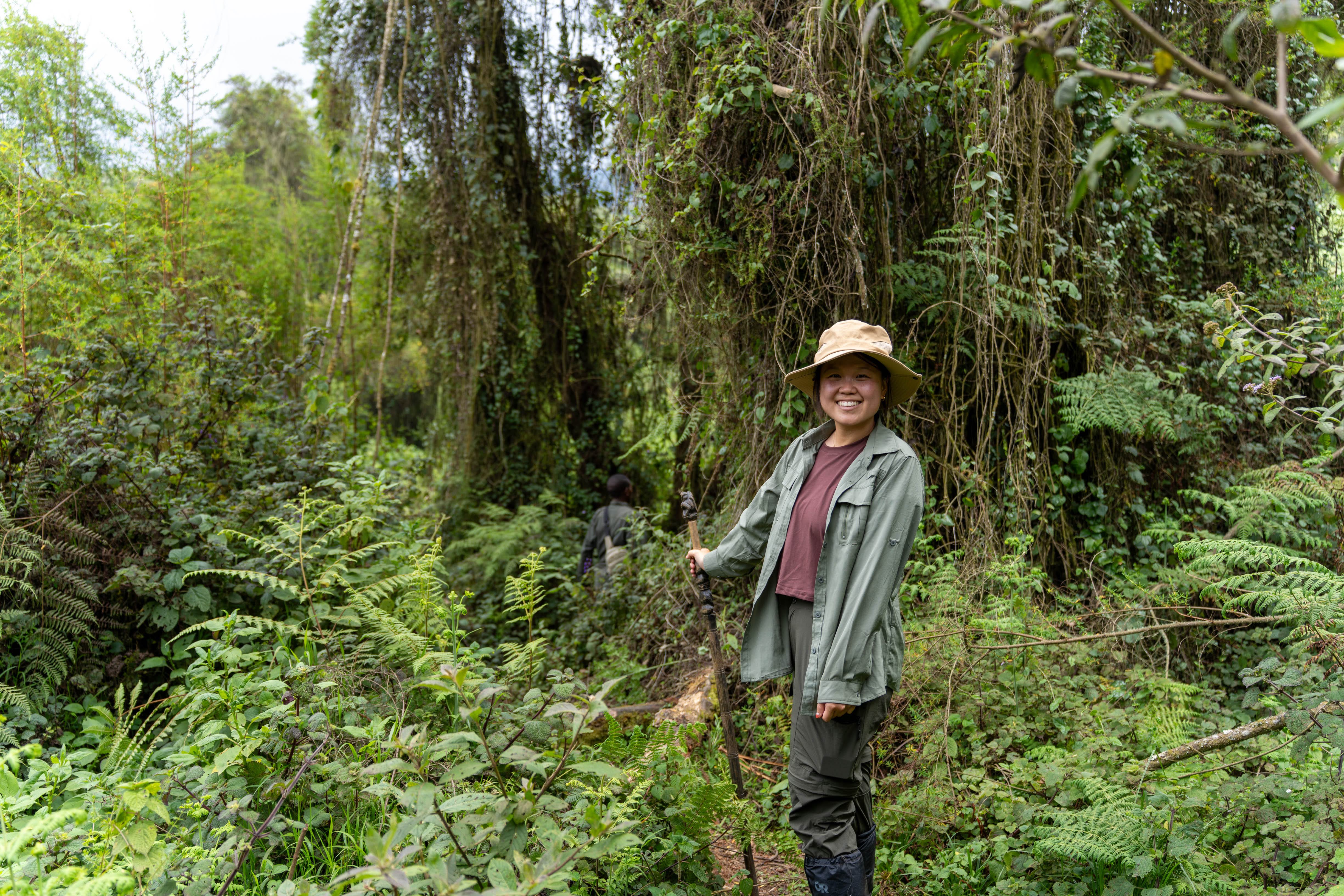 Kim in the bush